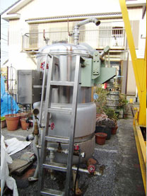 600Lジャケット付き真空濃縮タンク 002-photo